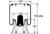 SCANI 0276696 Boot, air suspension